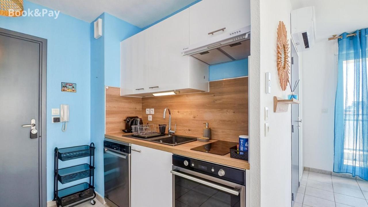 Les Alouettes Studio Avec Terrasse, Garage Et Piscine ラシオタ エクステリア 写真