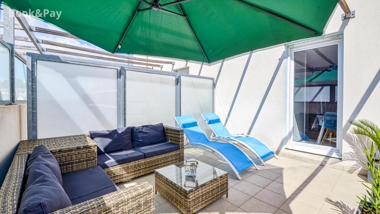 Les Alouettes Studio Avec Terrasse, Garage Et Piscine ラシオタ エクステリア 写真