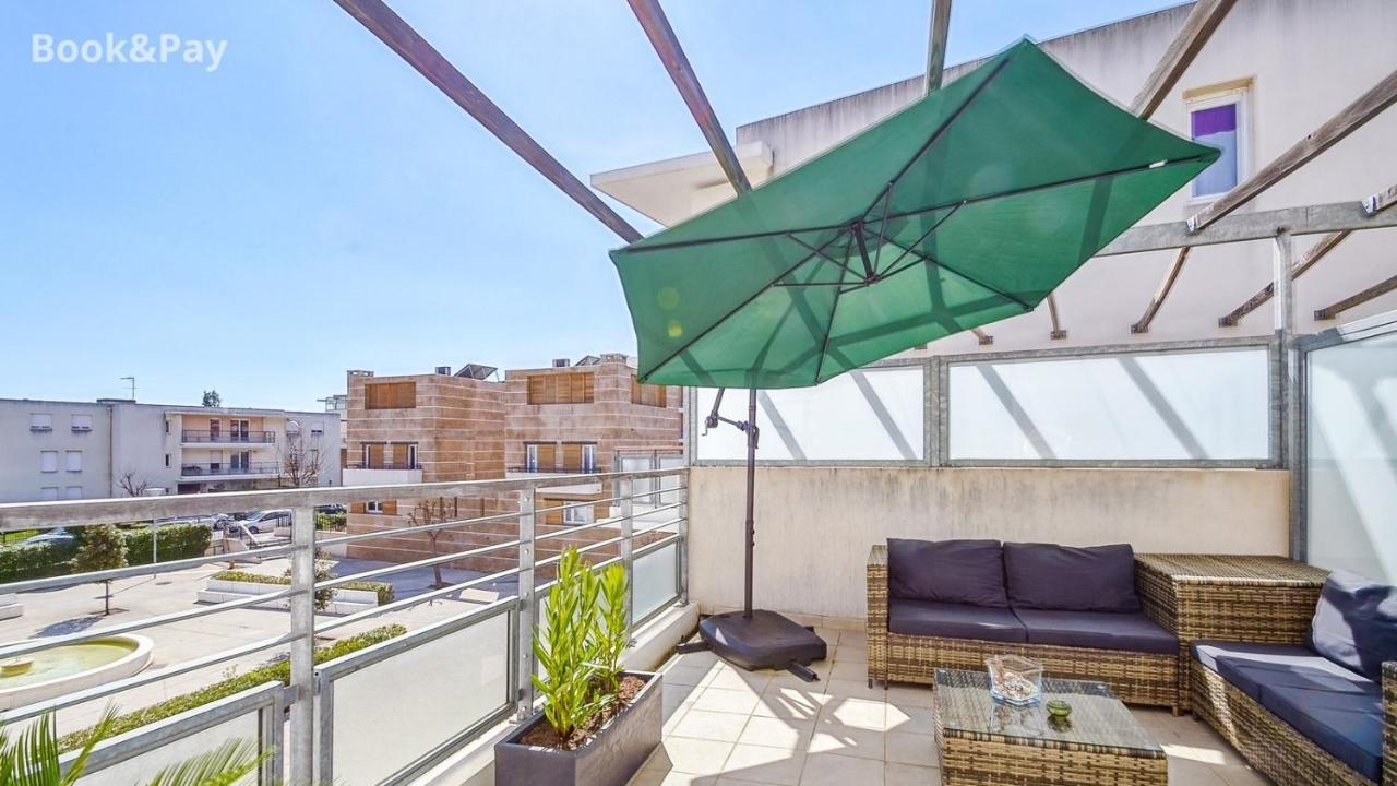 Les Alouettes Studio Avec Terrasse, Garage Et Piscine ラシオタ エクステリア 写真